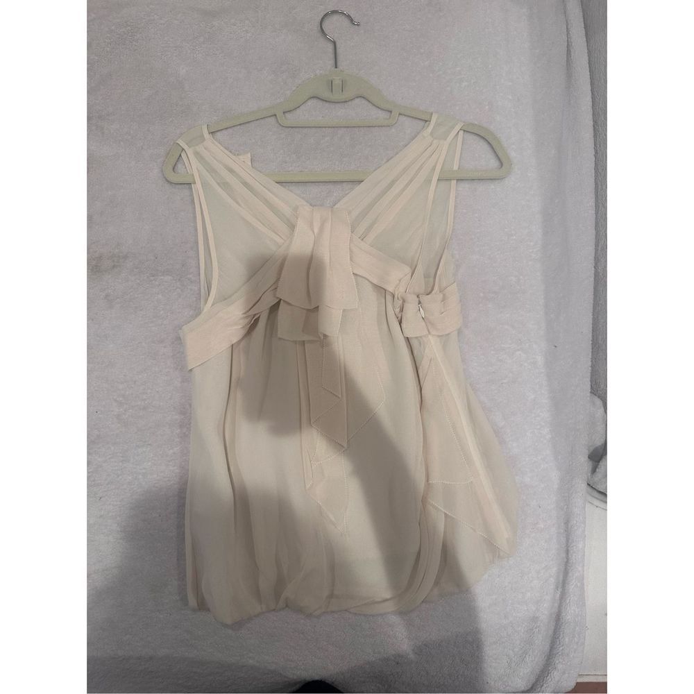 KAREN MILLEN women’s blouse new with tags size 8 M cream